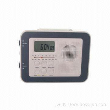 Kitchen Radio with Clock and Magnet Stick